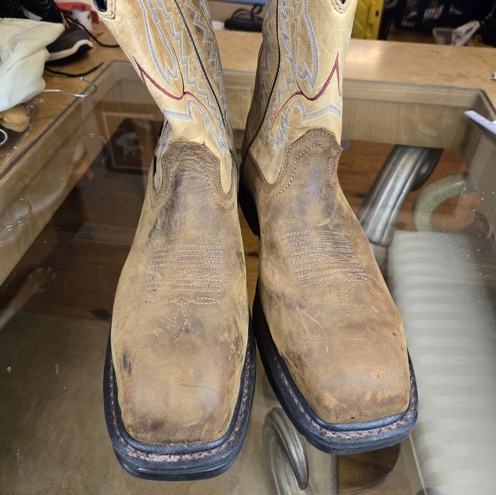 Ariat Men's Western Composite Toe Waterproof Work Boots Sz 12 D NWOB - Picture 2 of 11